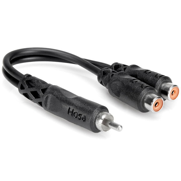 Main product image for Hosa YRA-104 RCA to Dual Female RCA Y-Cable241-9056